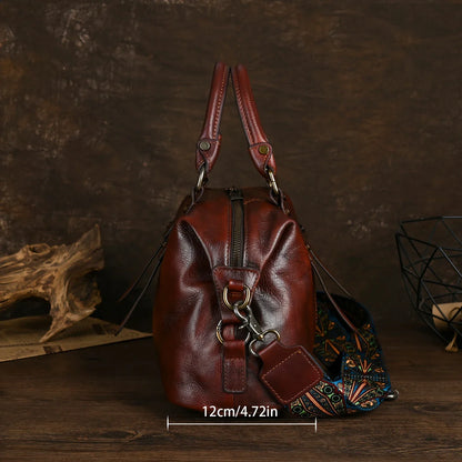 Brown Leather Vintage Bag