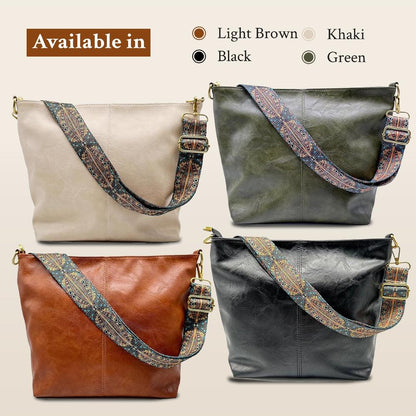 Chelsey's Vintage Charm | Leather Shoulder Bag